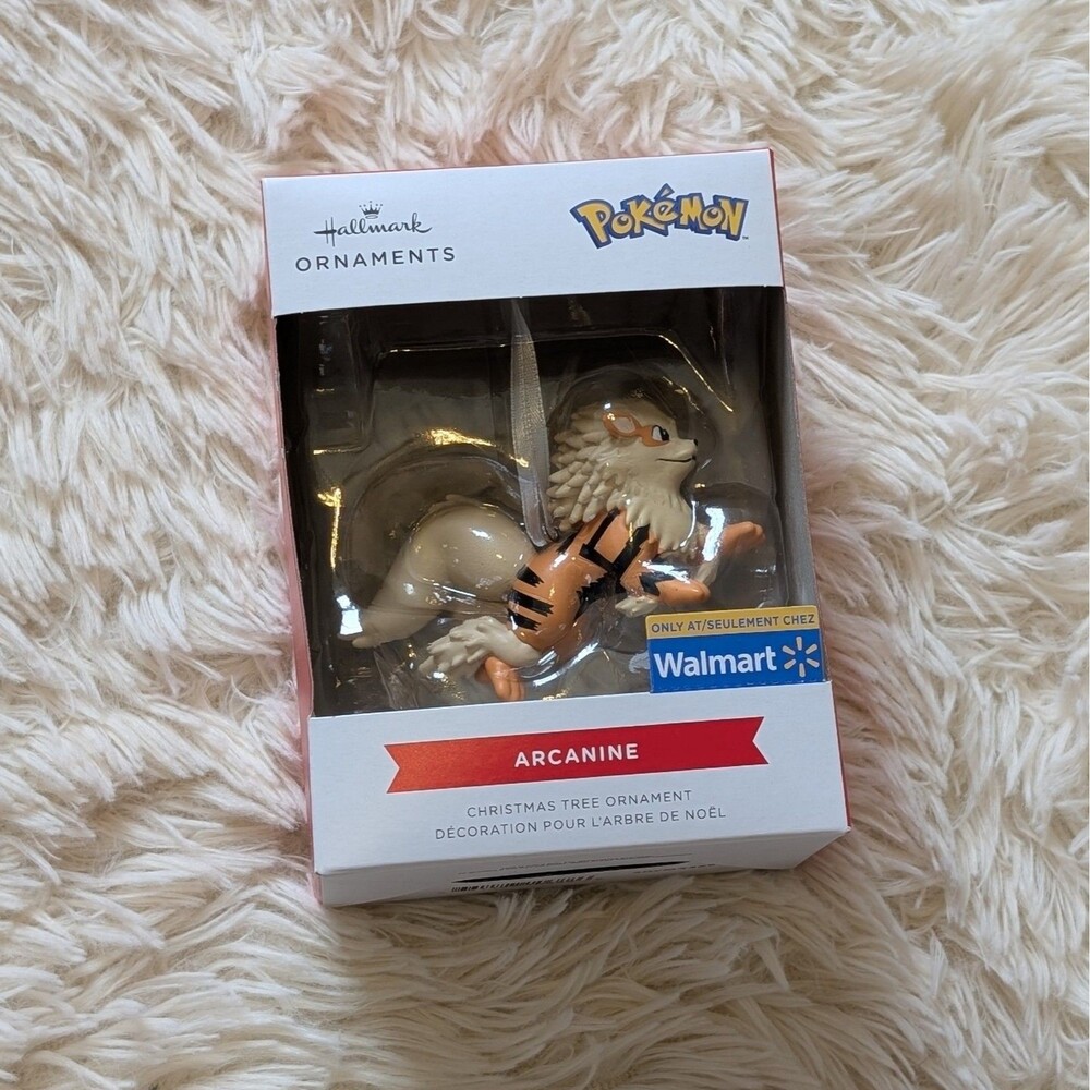 Arcanine Pokemon 2025 Hallmark Christmas Ornament Walmart Exclusive